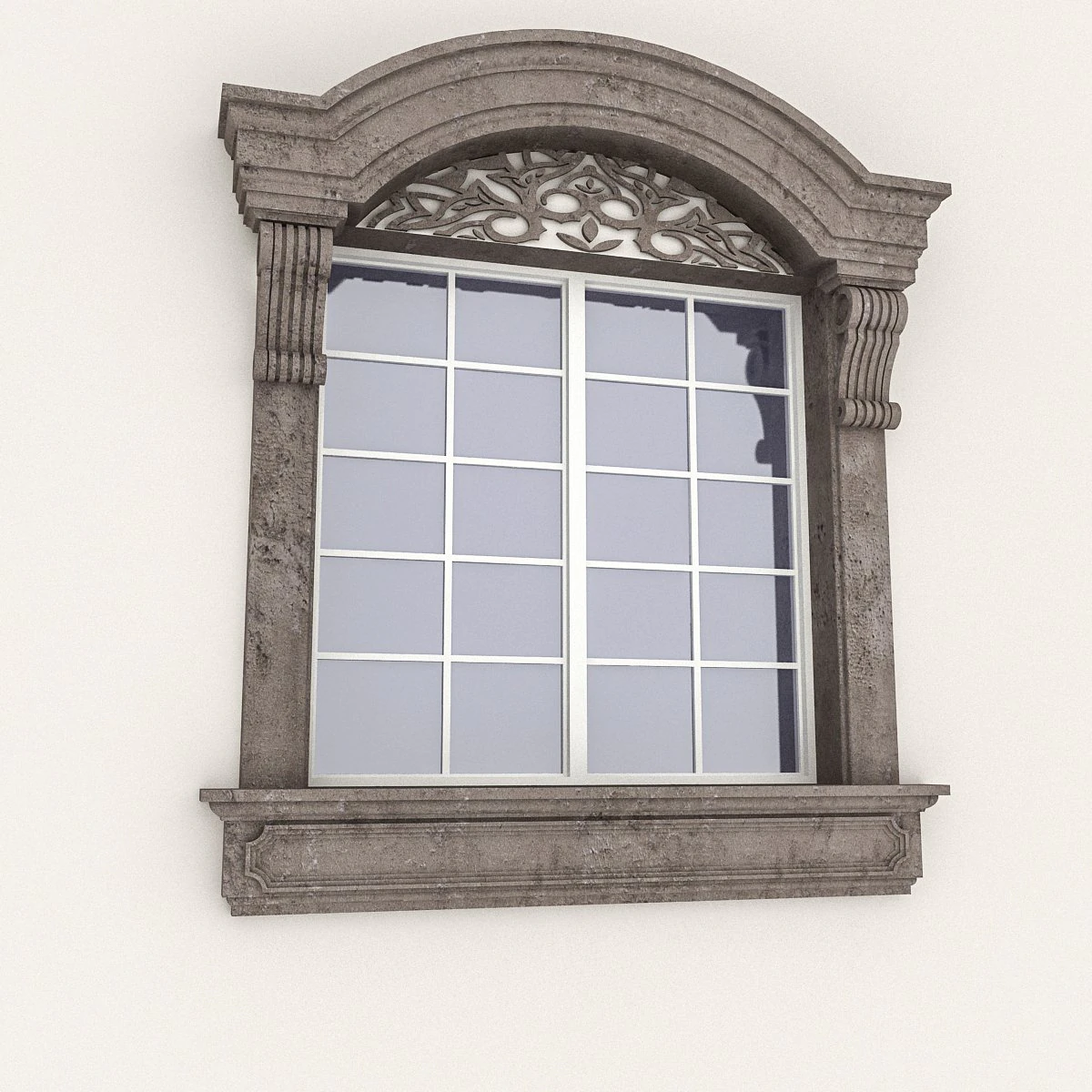 window frame 13 3D Model .c4d .max .obj .3ds .fbx .stl .blend 