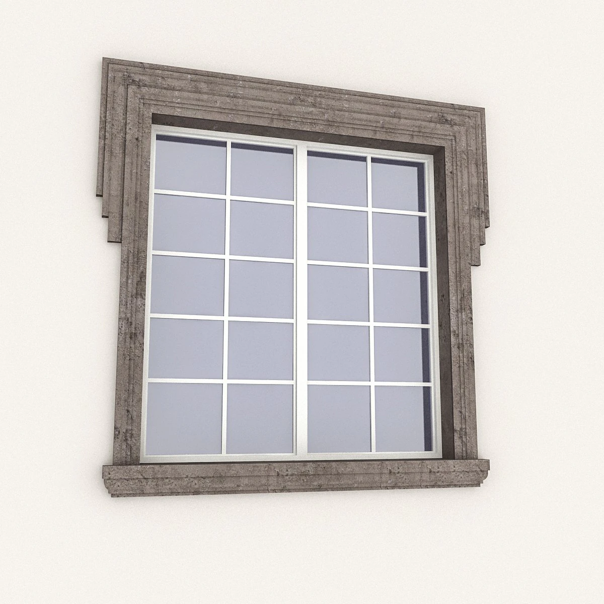 window frame 16 3D Model .c4d .max .obj .3ds .fbx .stl .blend 