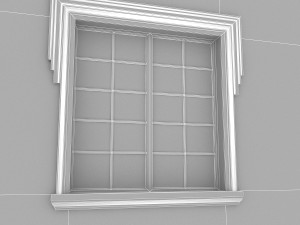 window frame 16 Modèle 3D