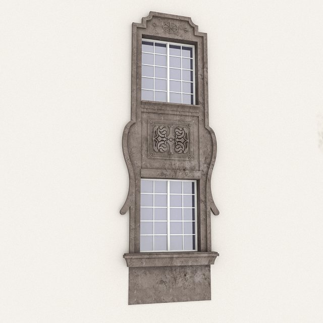 window frame 18 3D Model .c4d .max .obj .3ds .fbx .stl .blend 