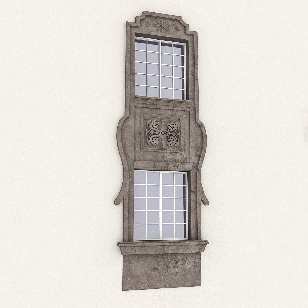 window frame 18 3D Model .c4d .max .obj .3ds .fbx .stl .blend 