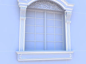 classic window collection 3D Model