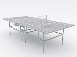 ping pong 3D 모델