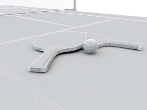 ping pong 3D 모델