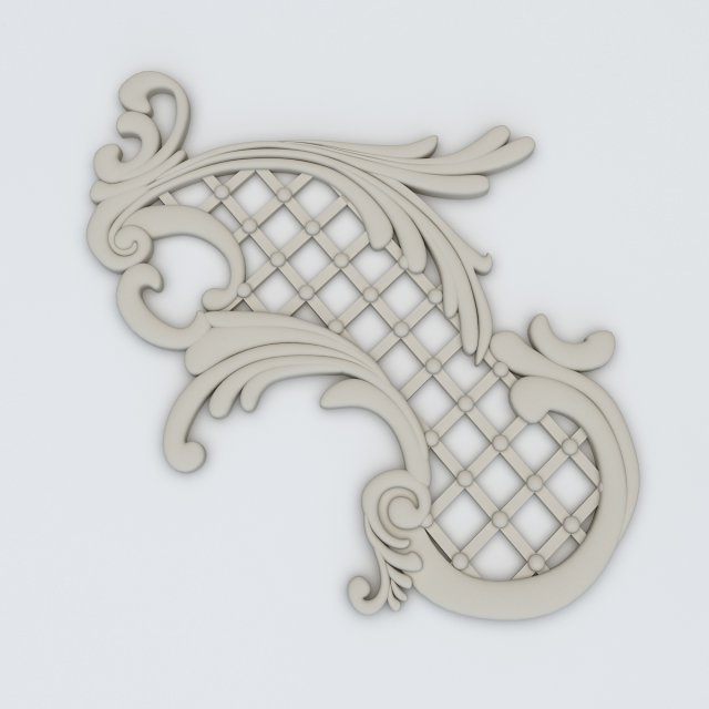 plaster decor 3Dモデル .c4d .max .obj .3ds .fbx .stl .blend 