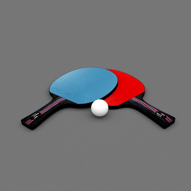 3d racket model 3D 모델 .c4d .max .obj .3ds .fbx .stl .blend 