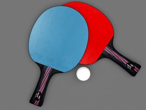 3d racket model 3D 모델