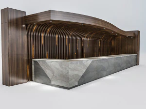 recepción Modelo 3D