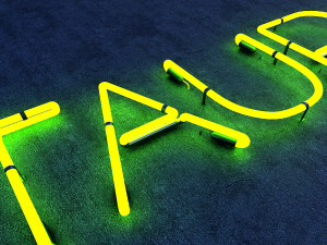 restaurant neon sign 3D Model