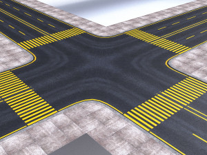 modular road 3D Model