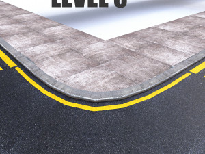 modular road 3D Model