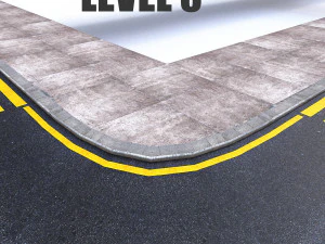 modular road 3D Model