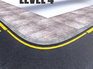 modular road 3D Model