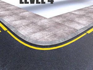 modular road 3D Model