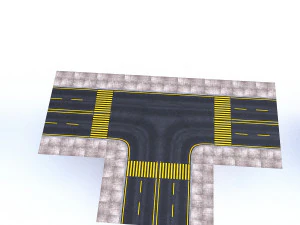 modular road 3D Model