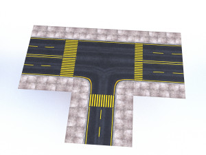 modular road 3D Model