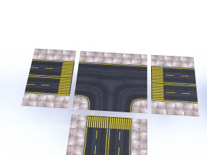 modular road 3D Model