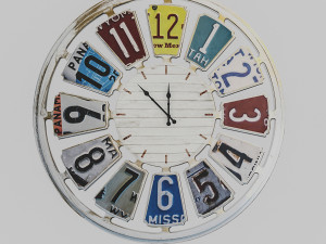 3d loft clock 3Dモデル