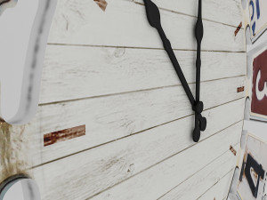 3d loft clock 3D 모델
