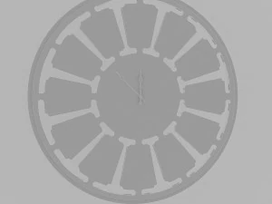 3d loft clock 3D Model