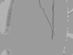 3d loft clock 3D 모델