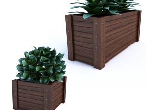 outdoor flower pot 3Dモデル