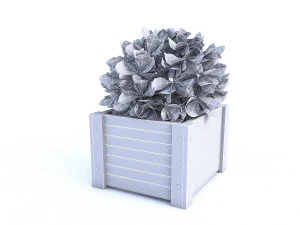 outdoor flower pot 3D Model