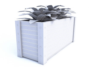 outdoor flower pot 3D 모델