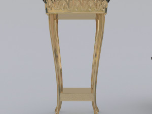 classic coffee table set 3D-Modell