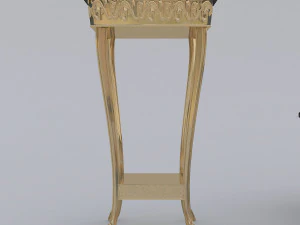 classic coffee table set 3D Model