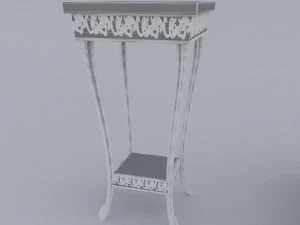 classic coffee table set 3D Model
