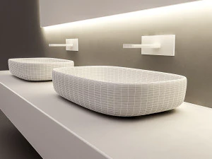 modern wash basin 3D Model