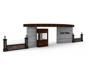 garden enterance security 3D Model