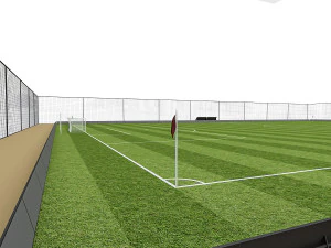football field pack 3D Model