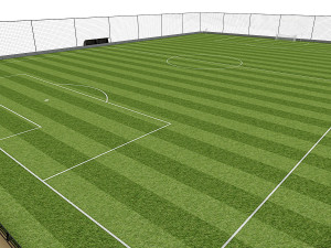 football field pack 3D 模型