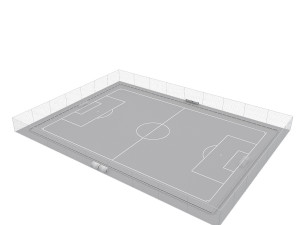 football field pack 3D 模型