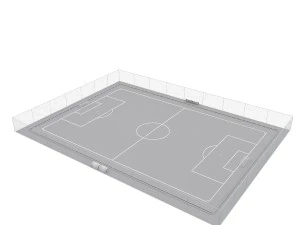 football field pack 3D Model