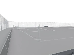 football field pack 3D Model