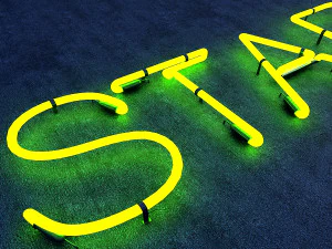 star neon sign 3D Model