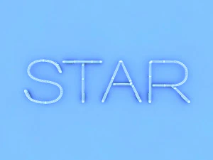 star neon sign 3D Model