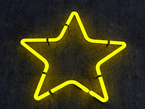 star neon sign 3D Model