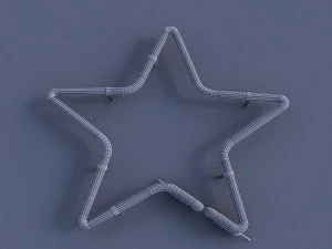 star neon sign 3D Model