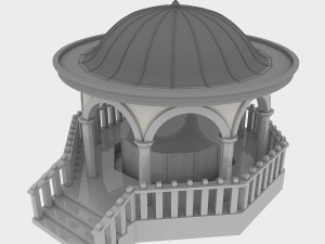 mosque fountain Modèle 3D