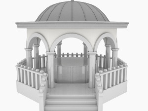 mosque fountain Modèle 3D