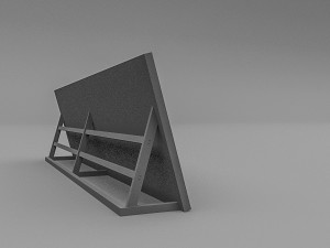 3d floor sign model 3D Model