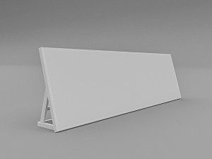 3d floor sign model 3D Model