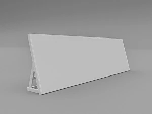 3d floor sign model 3D Model