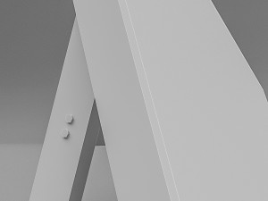 3d floor sign model 3D Model