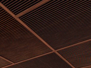wood ceiling and wall panel Model 3D