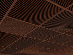 wood ceiling and wall panel Model 3D